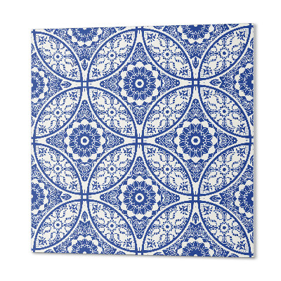 Pvc wall panel square Floral accents in design