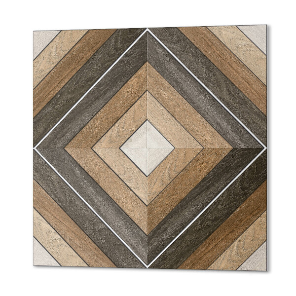 Wall paneling Stylish rhombuses in geometric form