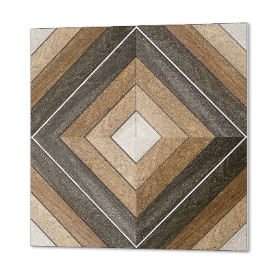 Wall paneling Stylish rhombuses in geometric form