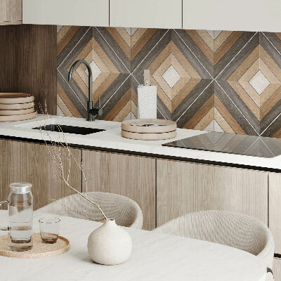 Wall paneling Stylish rhombuses in geometric form