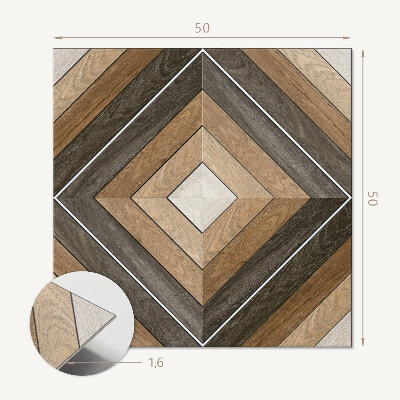 Wall paneling Stylish rhombuses in geometric form