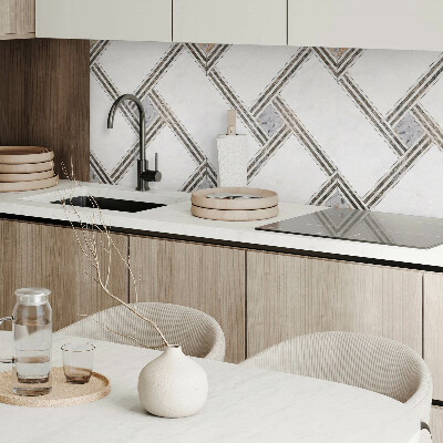 Pvc wall panel square Geometry in dynamic lines