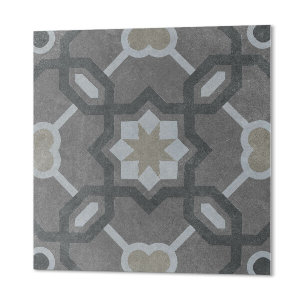 Wall paneling Tiled motif in geometric style