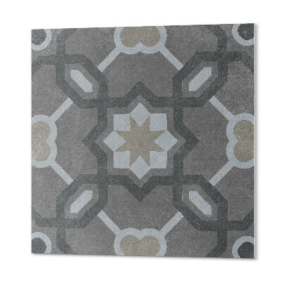 Wall paneling Tiled motif in geometric style