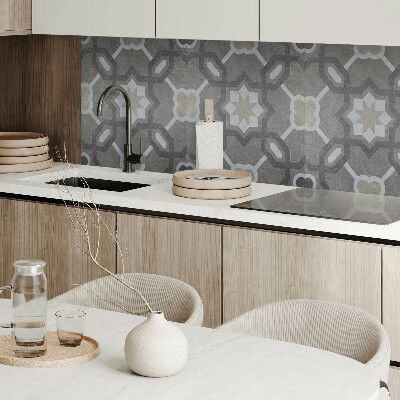 Wall paneling Tiled motif in geometric style