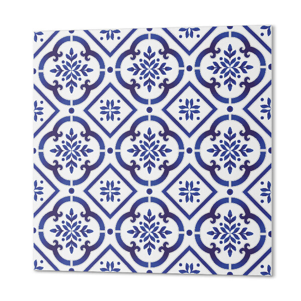 Pvc wall panel square Decorative pattern of tiles with ornaments