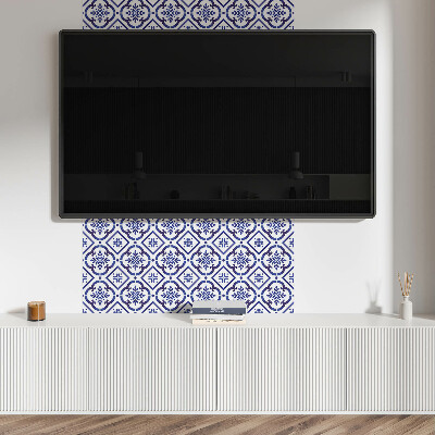 Pvc wall panel square Decorative pattern of tiles with ornaments
