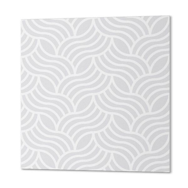 Wall paneling A pattern of waves in a harmonious arrangement