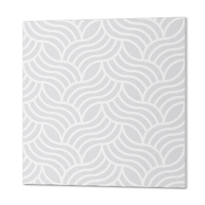 Wall paneling A pattern of waves in a harmonious arrangement
