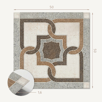 Pvc wall panel square Tile pattern in modern geometric design