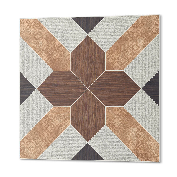 Wall panel square Stylish shapes in a geometric pattern