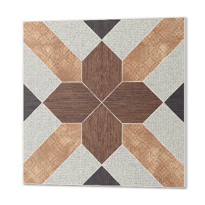 Wall panel square Stylish shapes in a geometric pattern