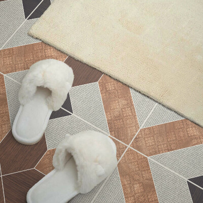 Wall panel square Stylish shapes in a geometric pattern
