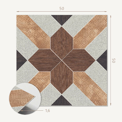 Wall panel square Stylish shapes in a geometric pattern