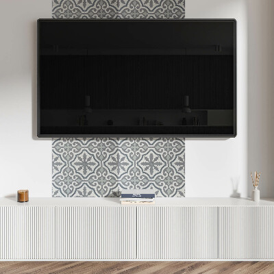 Wall paneling Pattern of ornaments in a mosaic composition