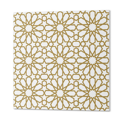 Pvc wall panel square Geometry with star motif