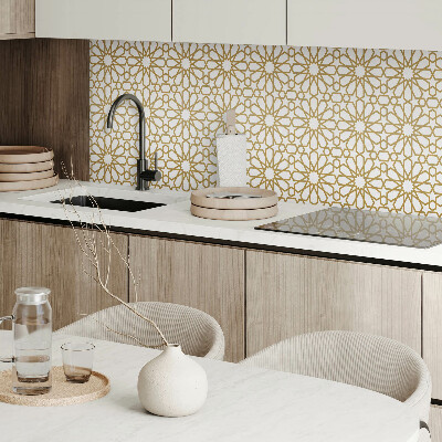 Pvc wall panel square Geometry with star motif