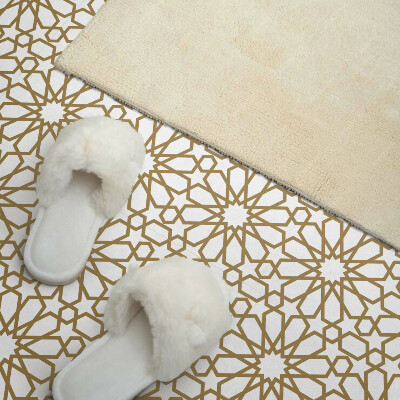 Pvc wall panel square Geometry with star motif