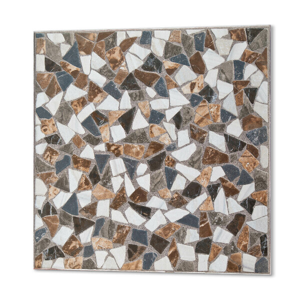 Wall panel square Various forms in a mosaic pattern