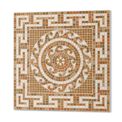 Wall paneling Mosaic in the form of circles