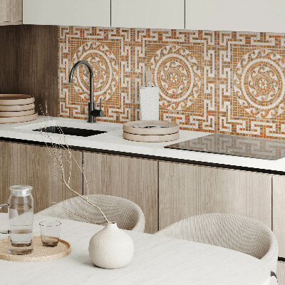 Wall paneling Mosaic in the form of circles