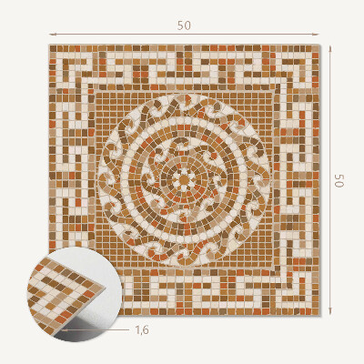 Wall paneling Mosaic in the form of circles
