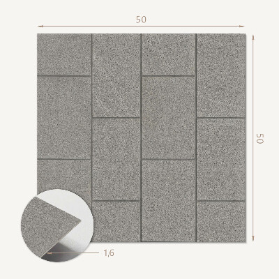 Wall panel square Stone Tile Motif