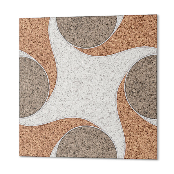 Wall paneling Round waves in harmony
