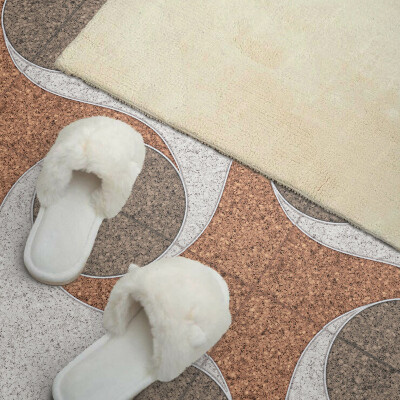 Wall paneling Round waves in harmony