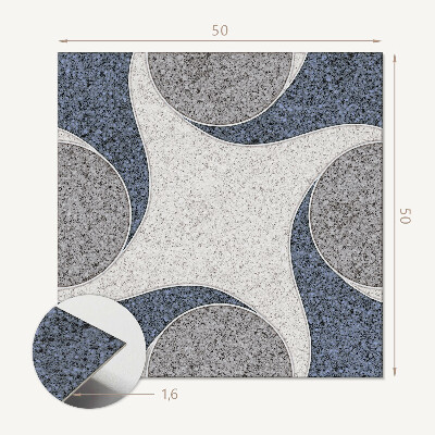 Wall panel square Artistic mosaic composition