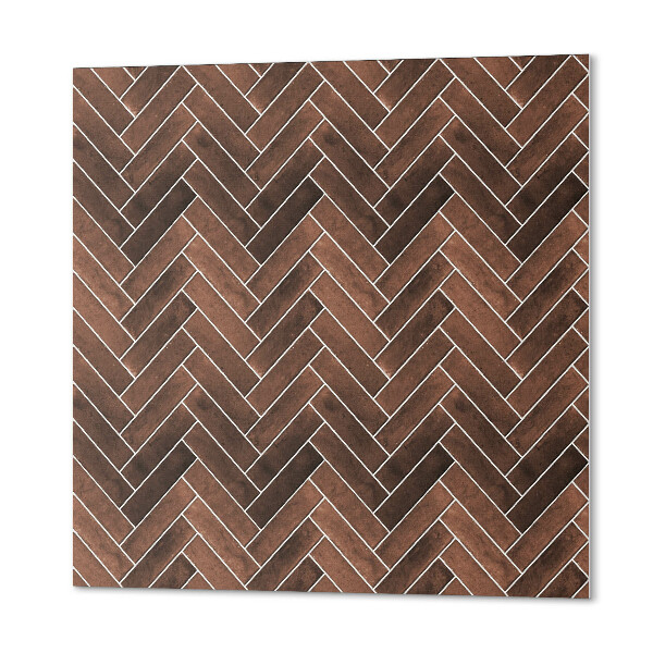 Pvc wall panel square Wood inspired herringbone