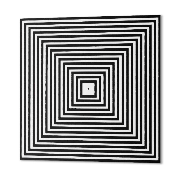 Wall panel square Stylish concentric lines in squares