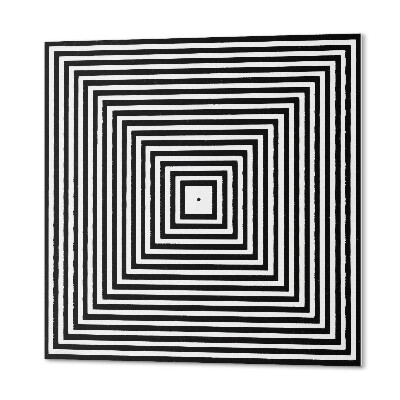 Wall panel square Stylish concentric lines in squares