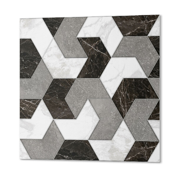 Wall paneling Stylish tiles in a geometric pattern