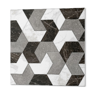 Wall paneling Stylish tiles in a geometric pattern