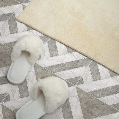 Pvc wall panel square Geometric style tiles