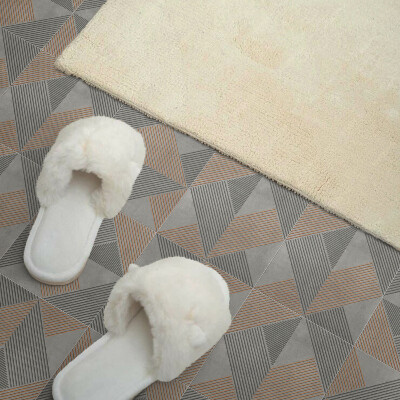 Wall paneling Geometric triangles in style
