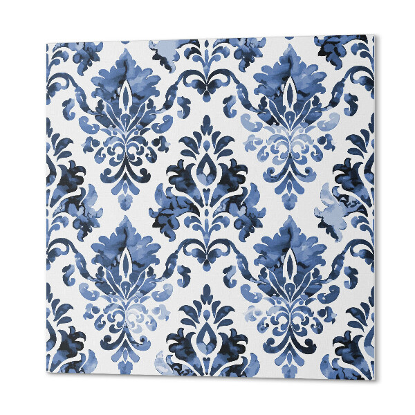 Pvc wall panel square Baroque style flower pattern