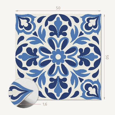 Wall panel square Decorative floral patterns
