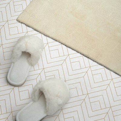 Pvc wall panel square Stylish geometric pattern with rhombuses