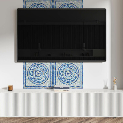 Wall panel square The sky in mosaic shades