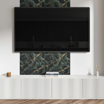 Pvc wall panel square Stylish marble with characteristic veins