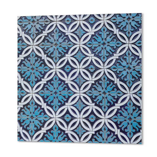 Wall paneling Floral motif in geometric pattern