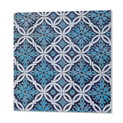 Wall paneling Floral motif in geometric pattern