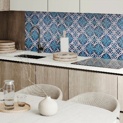 Wall paneling Floral motif in geometric pattern