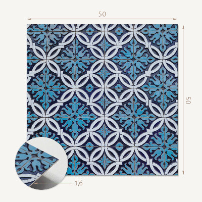 Wall paneling Floral motif in geometric pattern