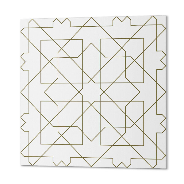 Wall panel square Stylish geometric line layout