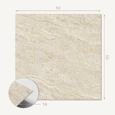 Wall panel square Mineral motif in natural style