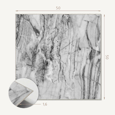 Wall panel square Classic marble design