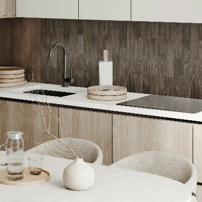 Pvc wall panel square Wooden motifs in a modern version